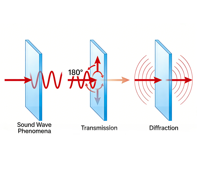 Sound insulation principle of sound barriers