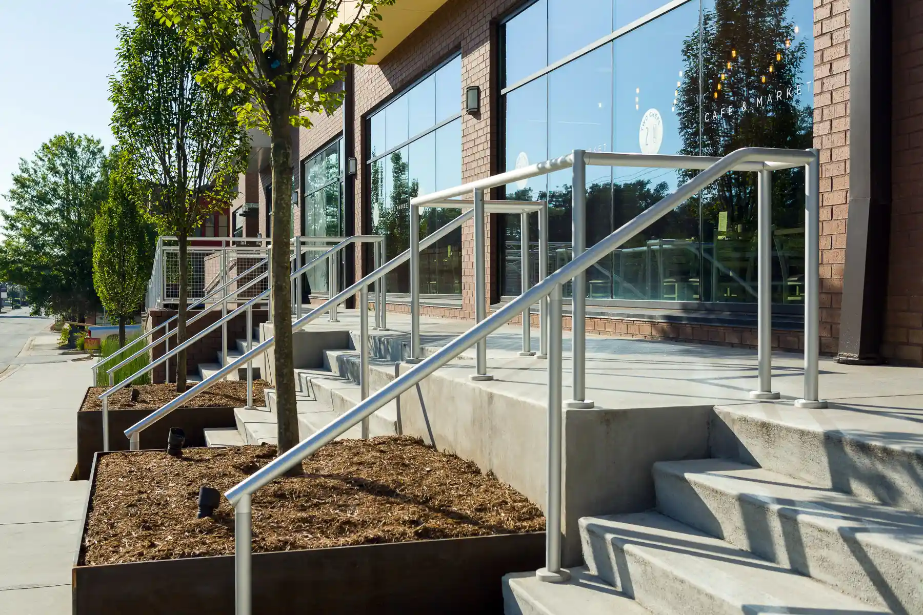 exterior guardrail